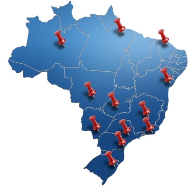 Abrangência nacional - Atendimento em todo o Brasil